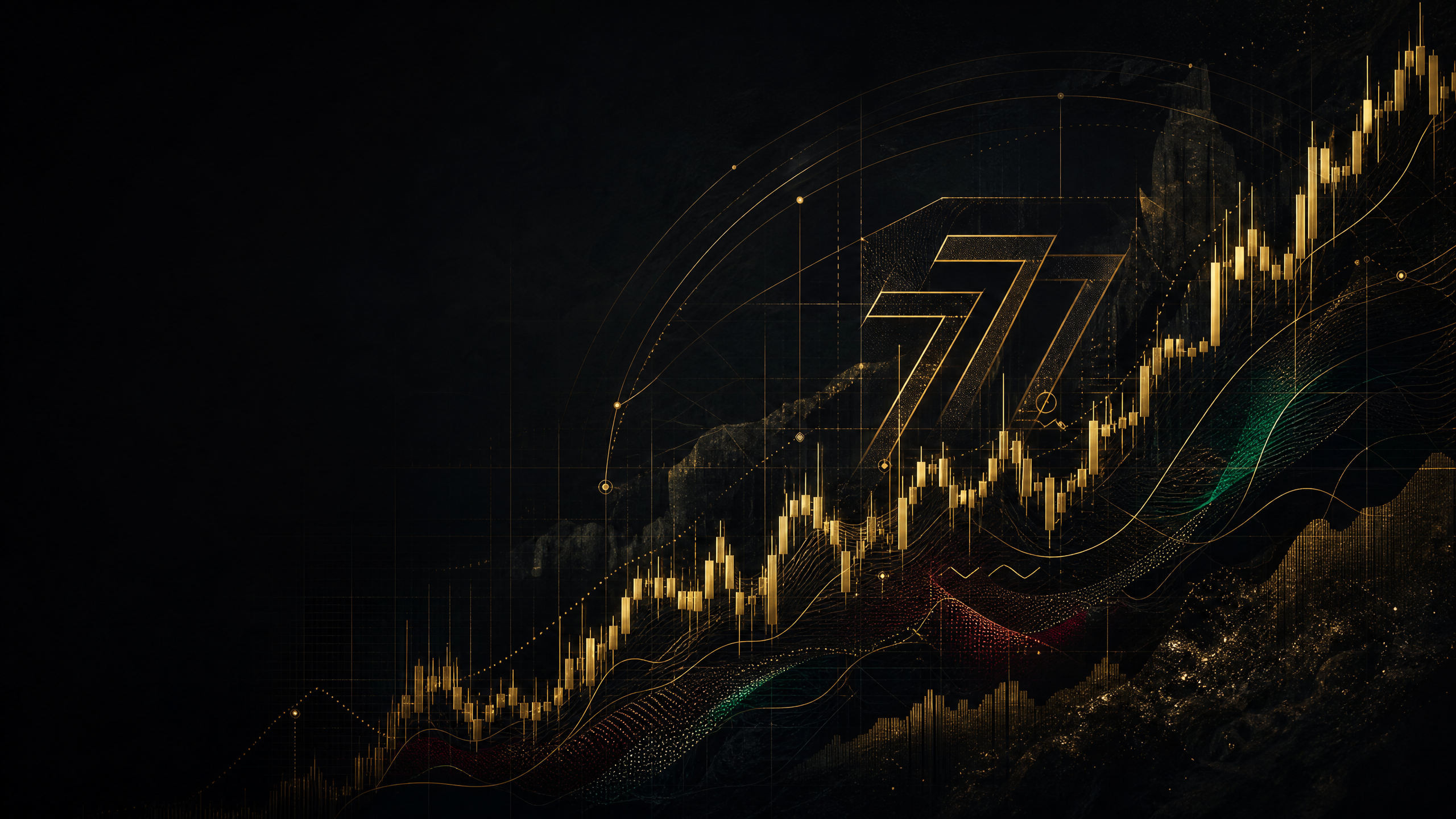 Abstract market formation visual